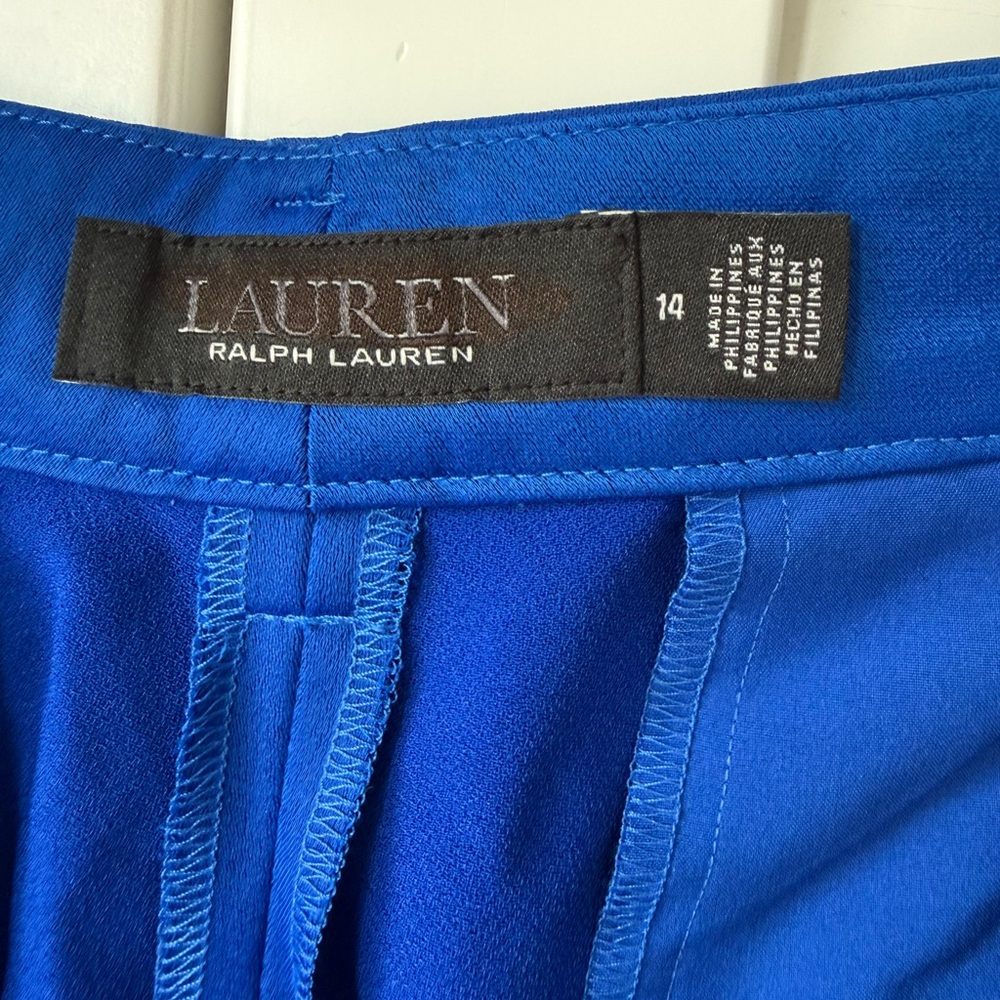 LAUREN RALPH LAUREN Wide Leg Pleated Pants - Picture 9 of 12